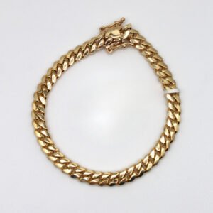 Classic Cuban Link – 10KT Gold Men’s Bracelet