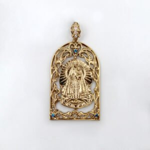 Our Lady of Charity (Virgen de la Caridad) Religious Pendant – 10KT Gold