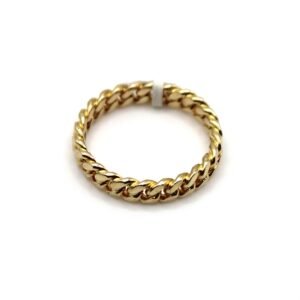 Golden Link – 10KT Men’s Band, Size 8