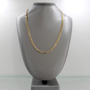 Figaro Link – 14KT Gold Unisex Necklace