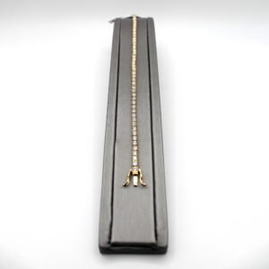 Tennis Style – 14KT Gold Women’s Bracelet