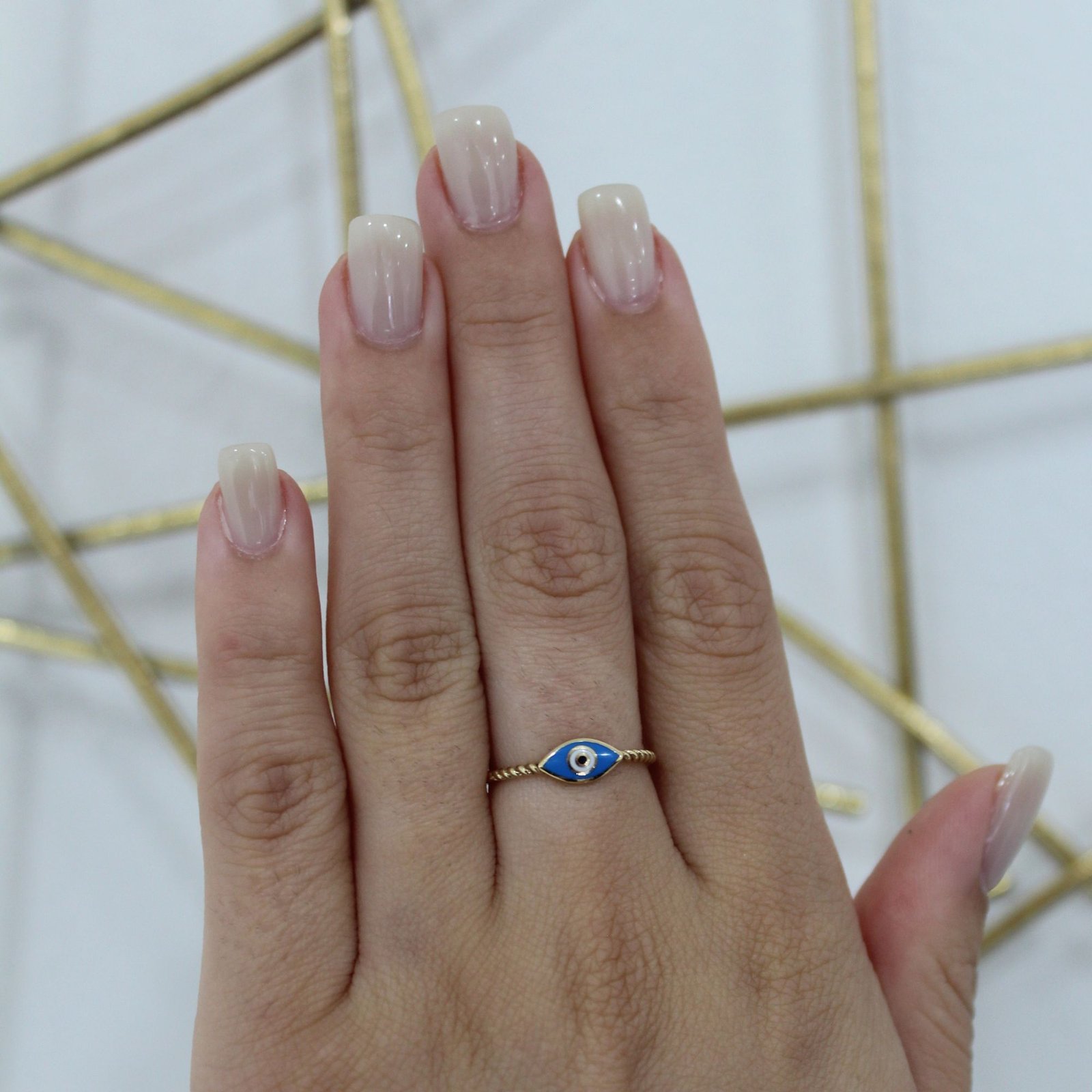 Evil Eye Ring – 14KT - Image 3