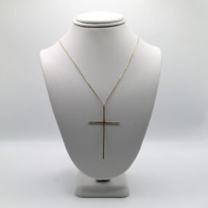 Cadena Cruz 10KT Size 17-18 Weight 2.7 g