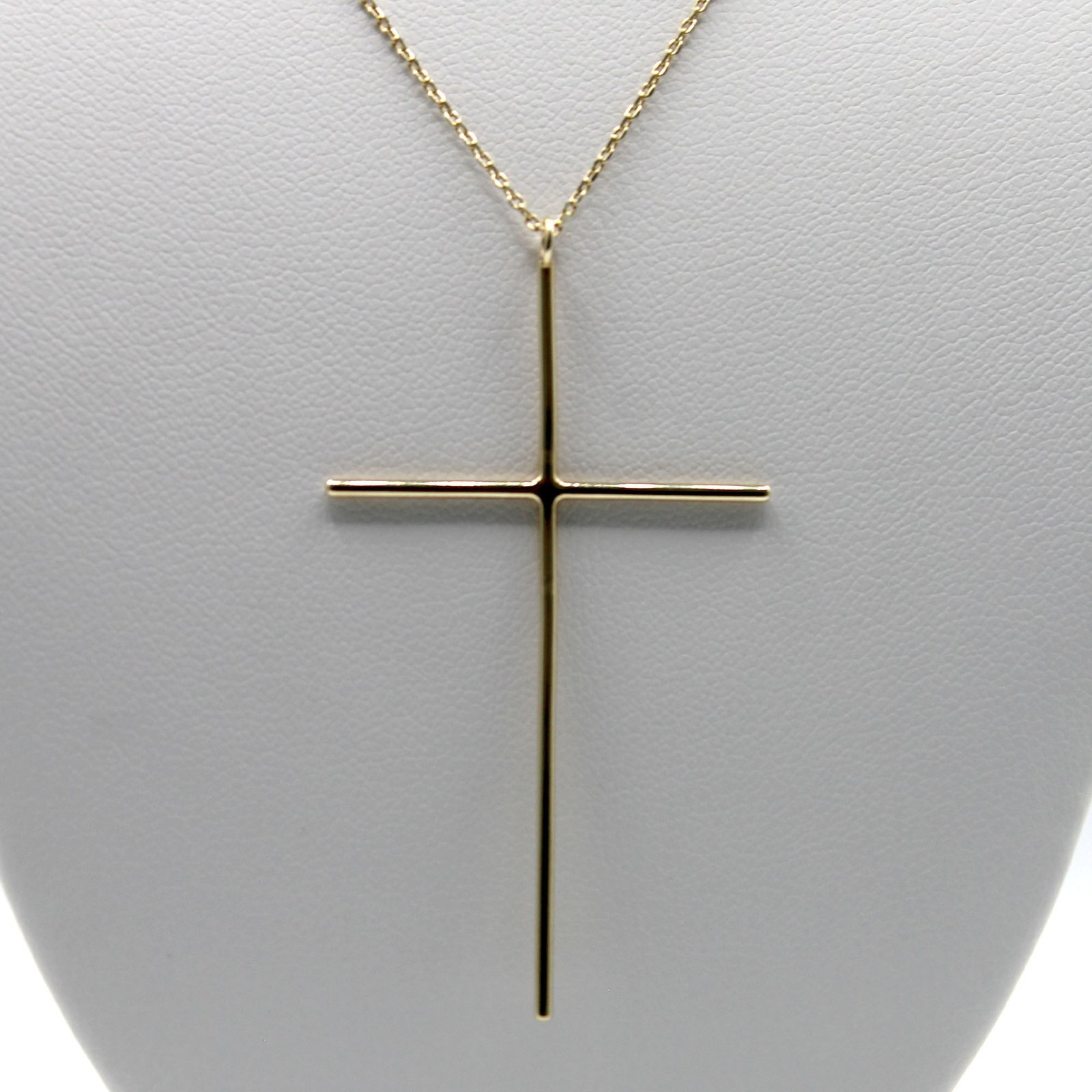 Cadena Cruz 10KT Size 17-18 Weight 2.7 g - Image 3