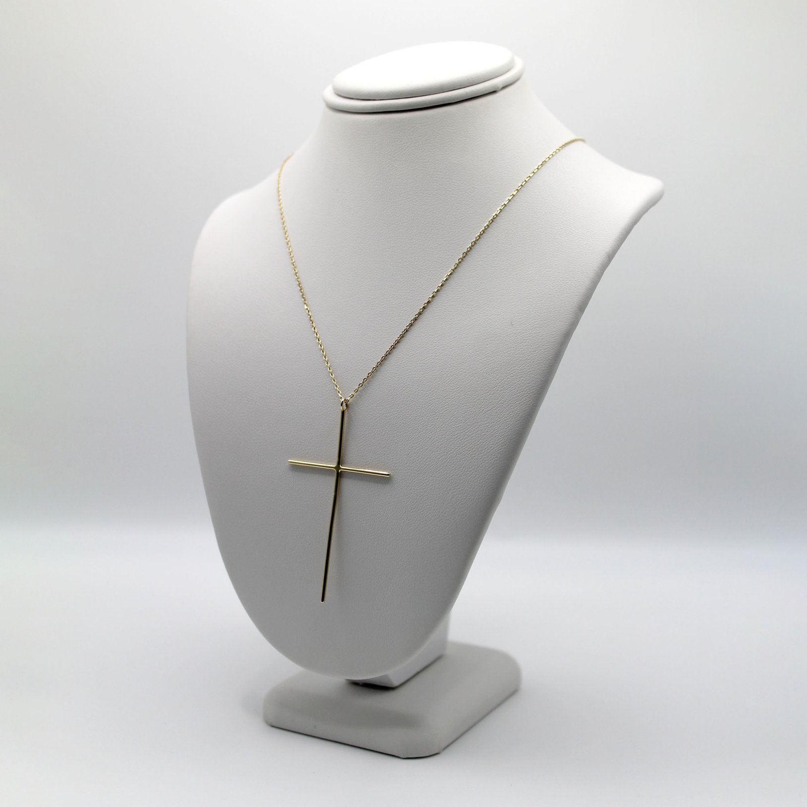 Cadena Cruz 10KT Size 17-18 Weight 2.7 g - Image 4