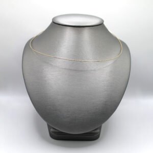 Minimalist Round Thin Omega/Snake Chain Necklace – 10KT Gold Women’s