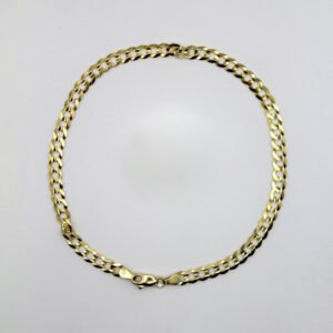 Corte Brillo Link Anklet – 10KT Gold