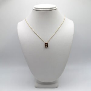 Golden Initial “B”– 14KT Necklace