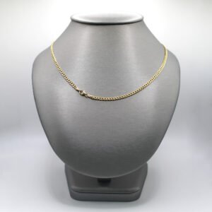 Unisex Corte Brillo Necklace 10kt