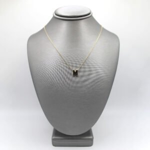 Golden Initial M – 14KT Necklace