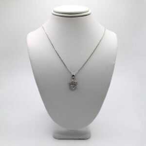 Pave Diamond Star of David Pendant Necklace – 14KT Gold Women’s