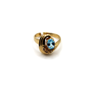 Ocean Wave Ring – 10KT Gold, Size 6.5