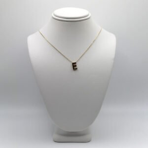 Golden Initial “E”– 14KT Necklace