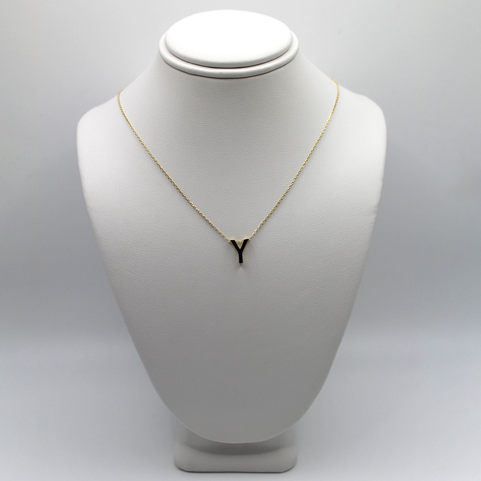 Golden Initial Y – 14KT Necklace