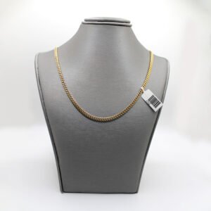 Polished Curb Link Chain – 10KT Gold – 20"