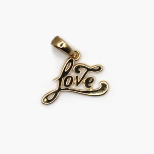 Love Script – 14KT Pendant