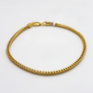 Polished Franco Link Bracelet – 10KT Gold