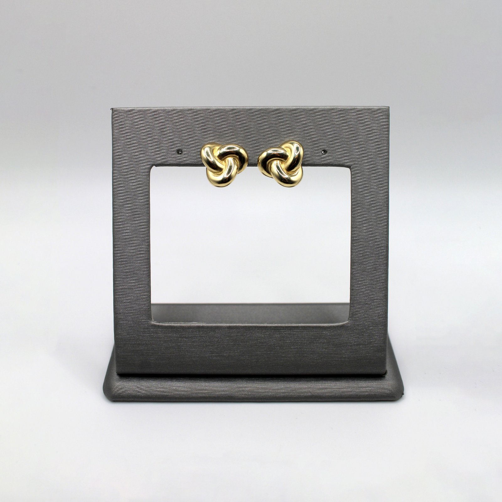 Knot Design – 10KT Gold Women’s Earrings - Image 2