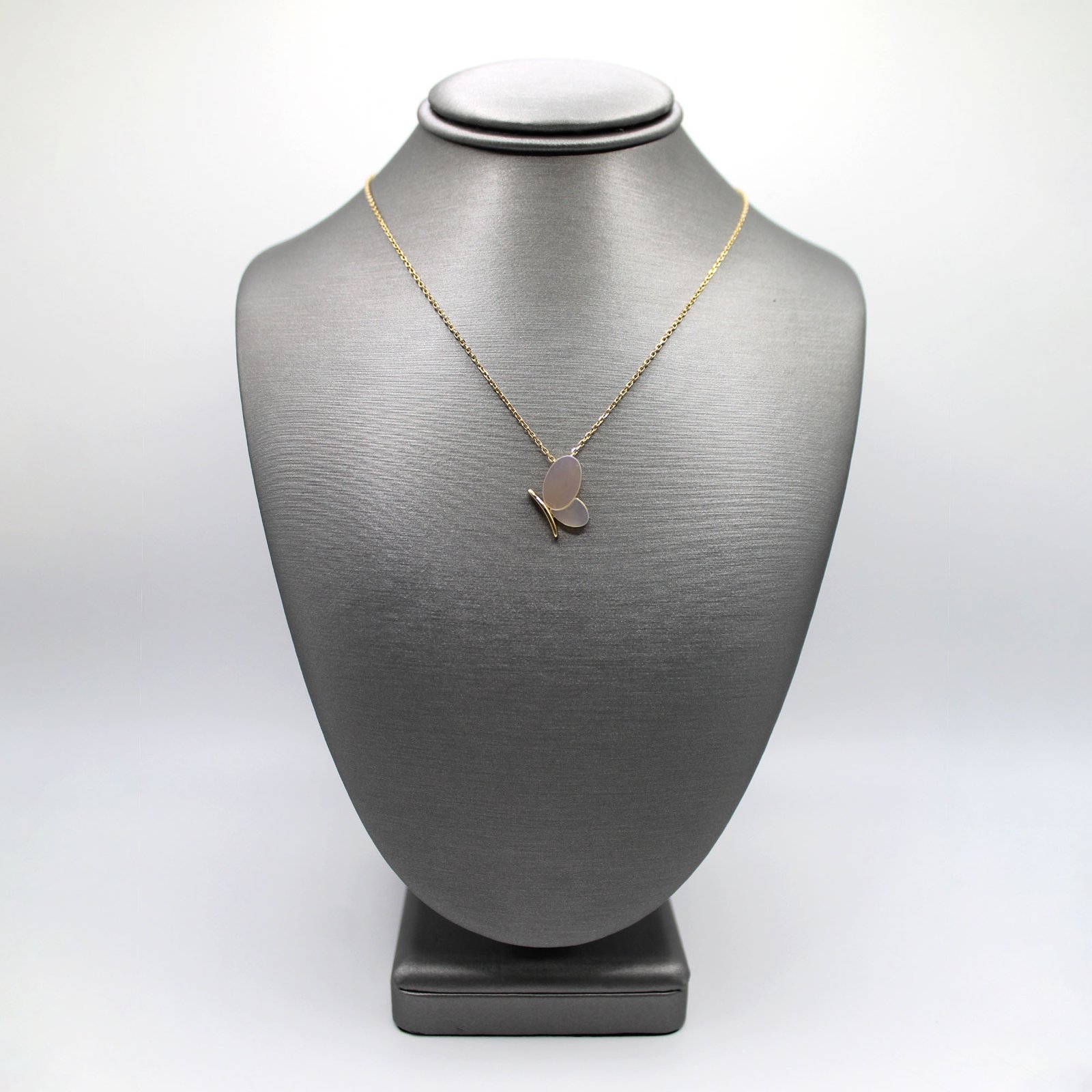 Blush Butterfly – 14KT Necklace