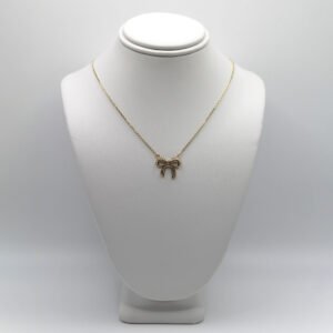Golden Bow – 14KT Necklace