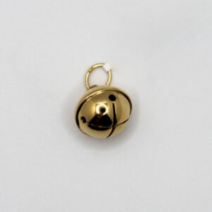 Polished Spherical Bell Pendant – 10KT Gold