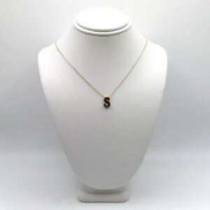 Golden Initial “S”– 14KT Necklace