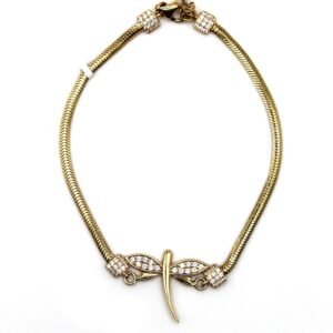 Dragonfly Accent – 14KT Gold Women’s Bracelet