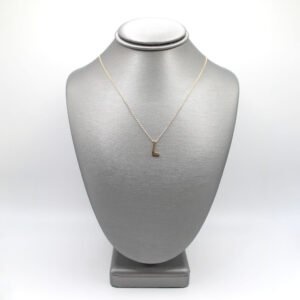 Golden Initial L – 14KT Necklace