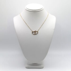 Entwined Hearts – 14KT Necklace