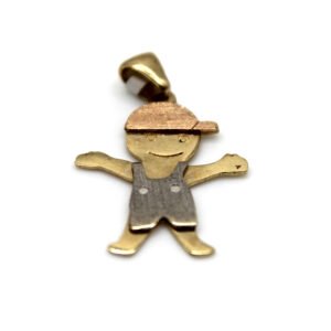 Boy Pendant – 10KT Gold