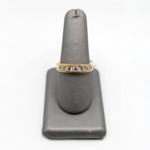 Men’s Brilliant Channel Band – 10KT Gold – Size 10
