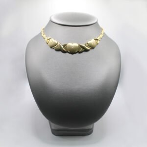 Hearts & Kisses Choker – 10KT Gold