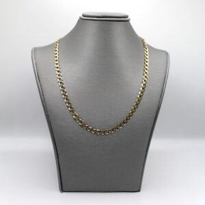 Polished Curb Link Chain – 10KT Gold