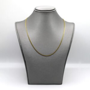 Polished Curb Link Chain – 14KT Gold