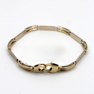 Modern Link – 14KT Gold Bracelet