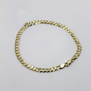 Bracelet corte brillo 10KT Size 7.5 4.1mm Weight 3.1g