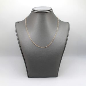 14kt Yellow Gold 1.4mm Paperclip Chain Necklace