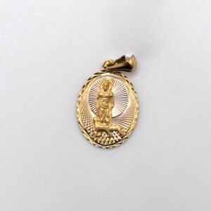 Diamond-Cut San Lazaro Medal – 10KT Gold – 10KT Gold