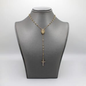 14kt Yellow Gold Rosary Necklace