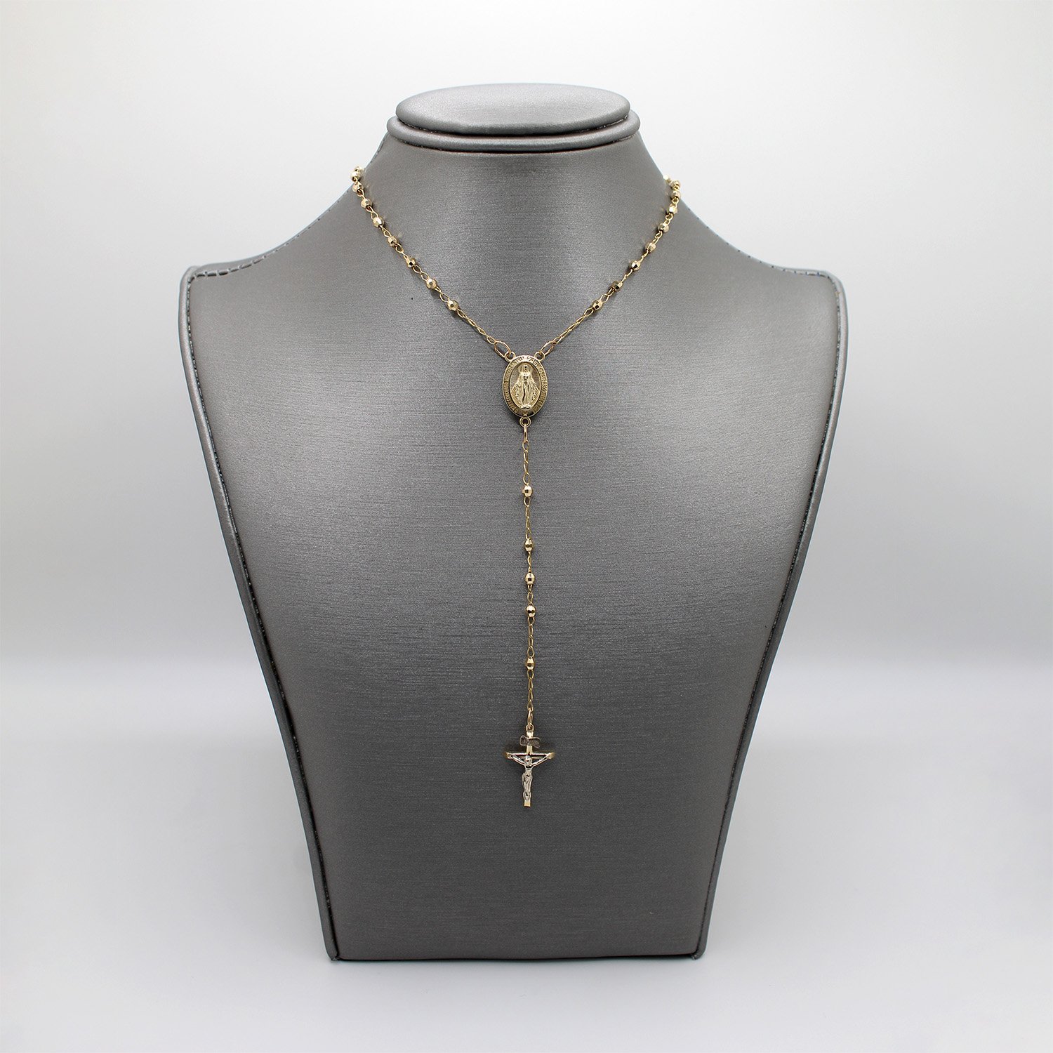 14kt Yellow Gold Rosary Necklace