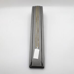 Polished Box Chain Necklace – 10KT Gold