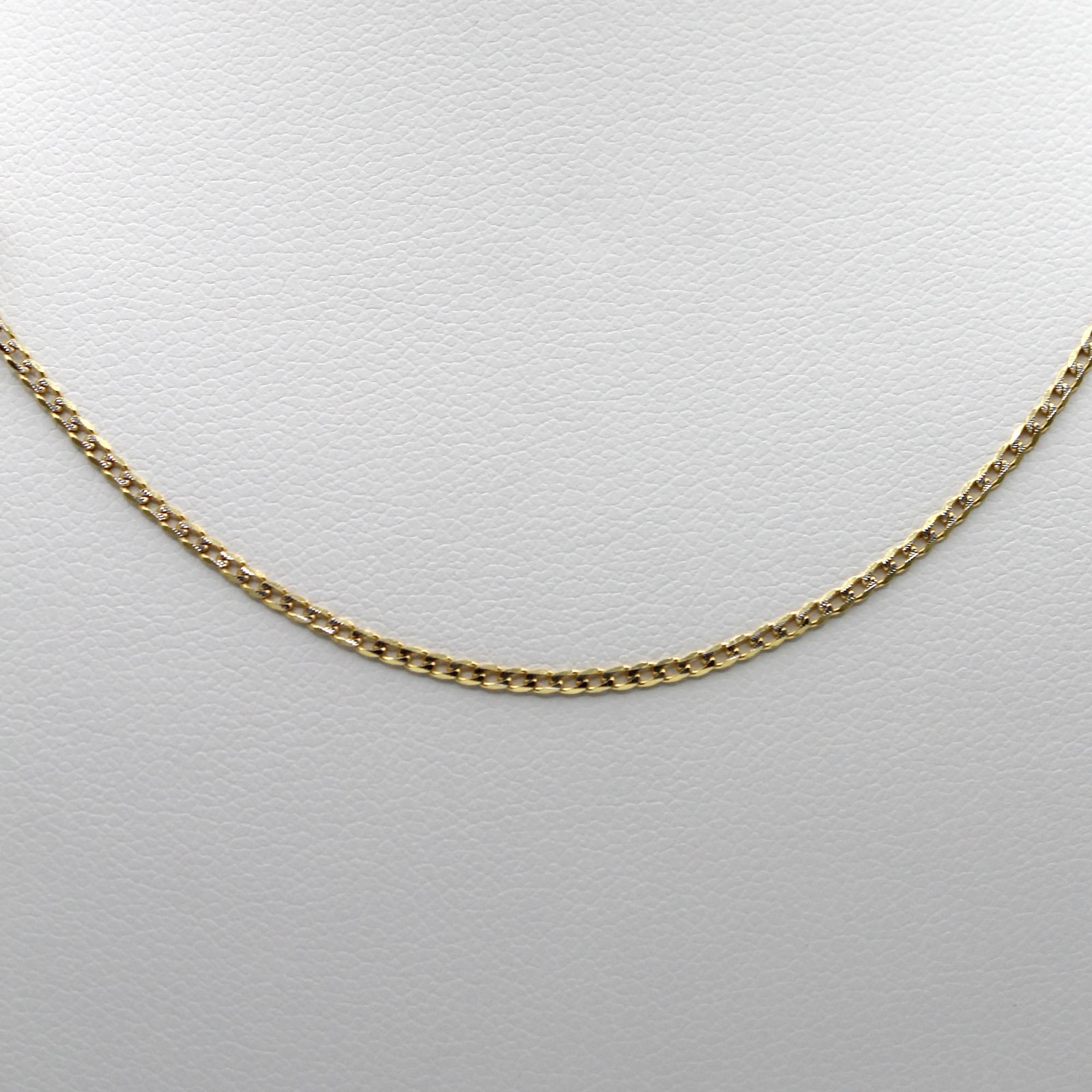 Classic Polished 16" Fine Chain Necklace – 10KT Gold - Image 2